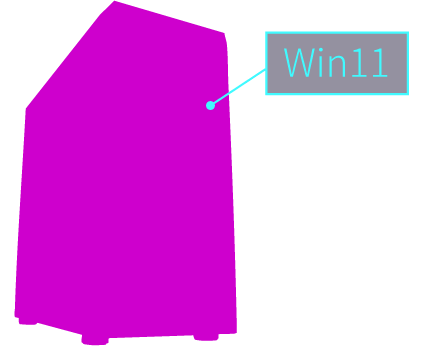 Windows11が搭載されている